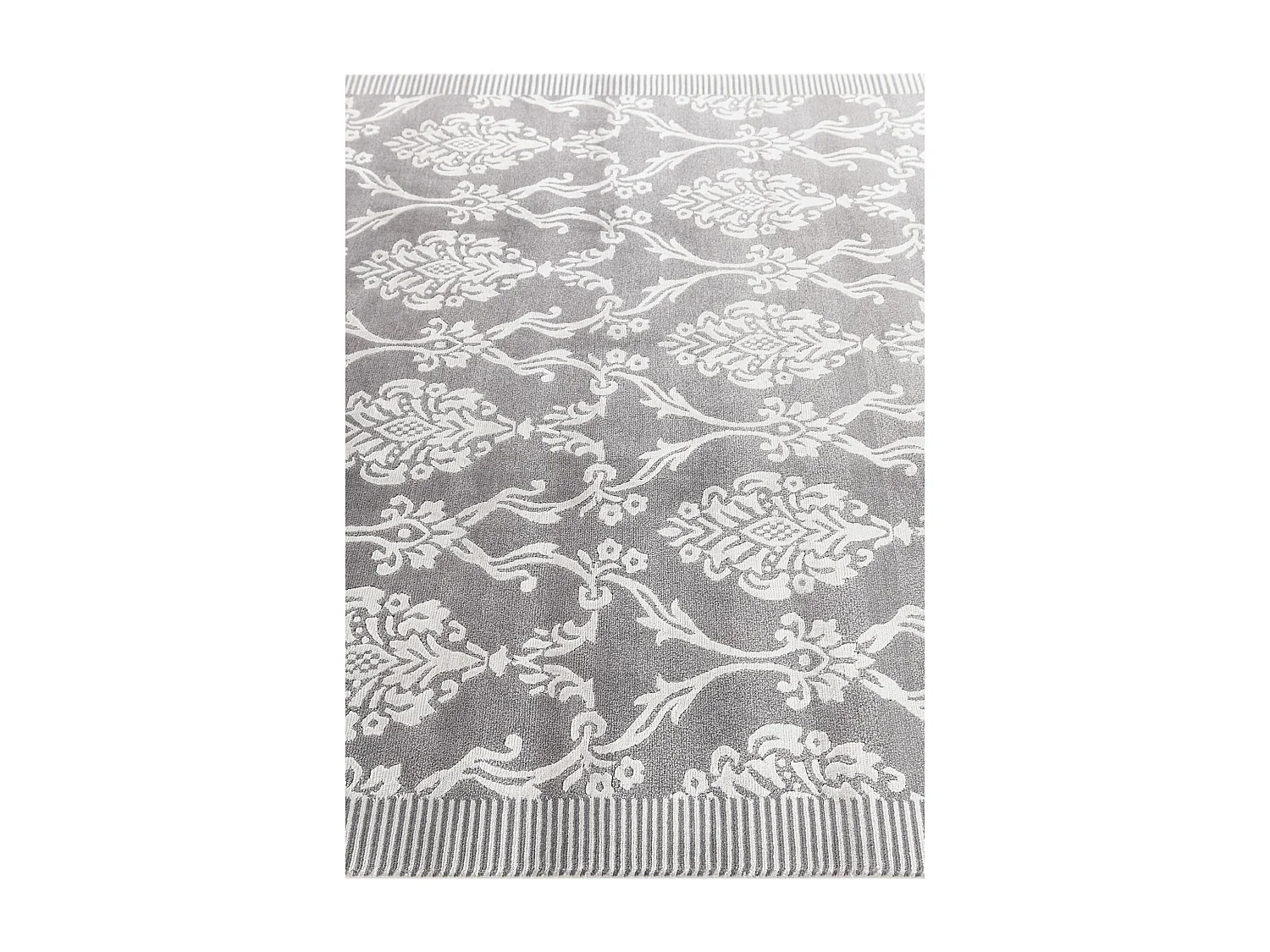Tapis de laine 173x241 gris Darya