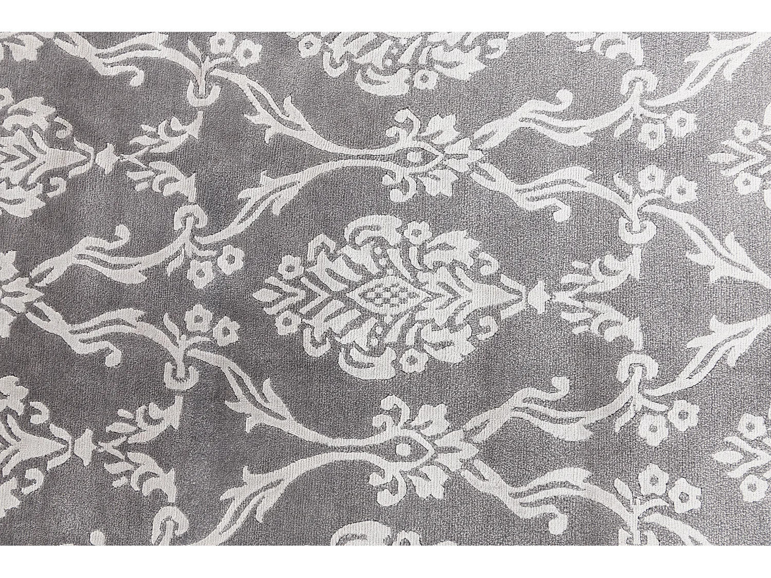 Tapis de laine 173x241 gris Darya