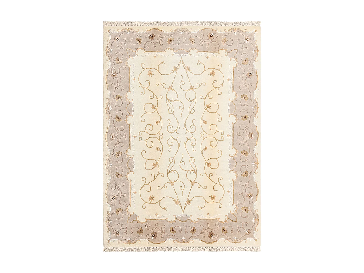 Tappeto in lana 173x239 beige Darya