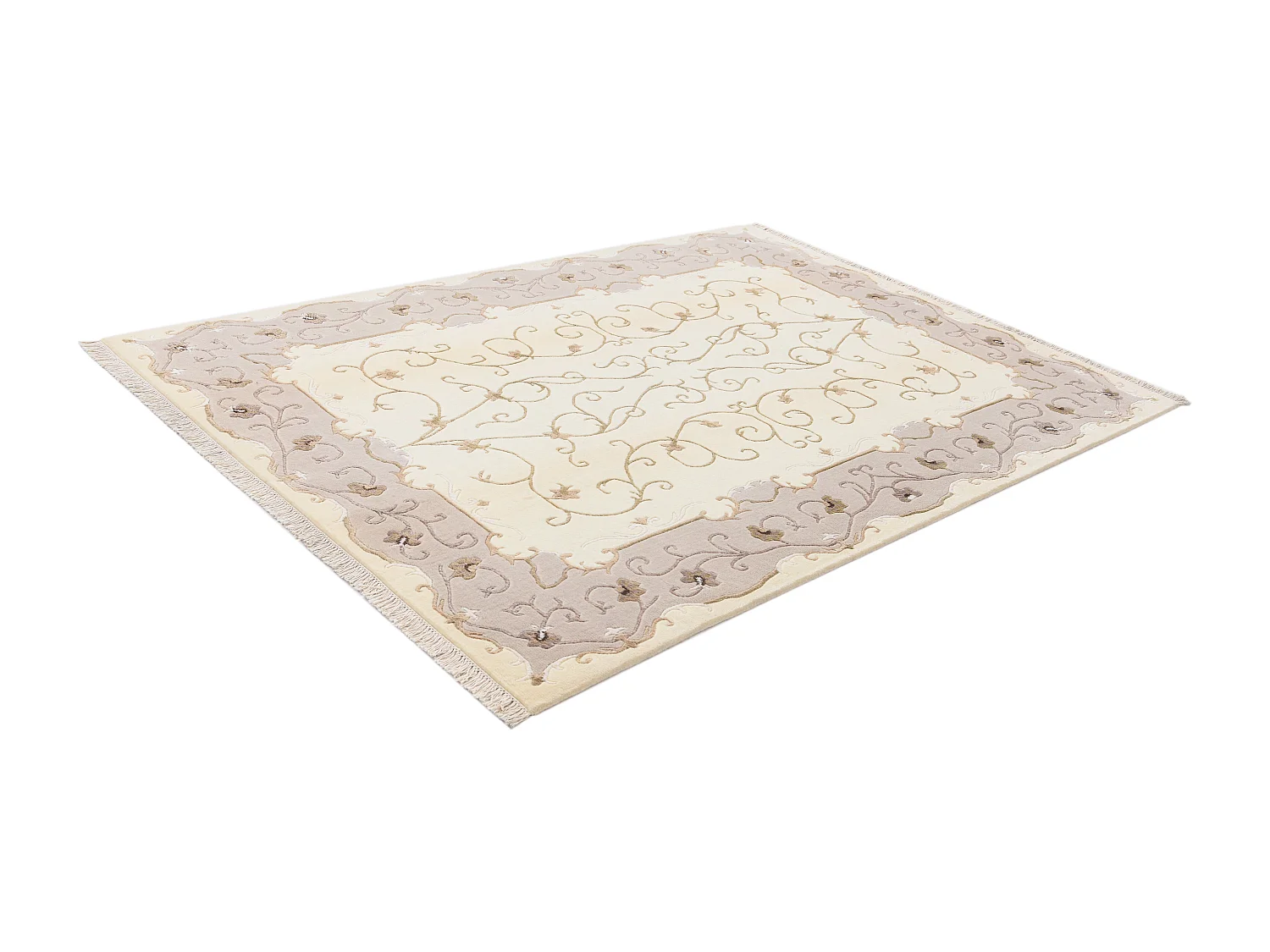 Tappeto in lana 173x239 beige Darya
