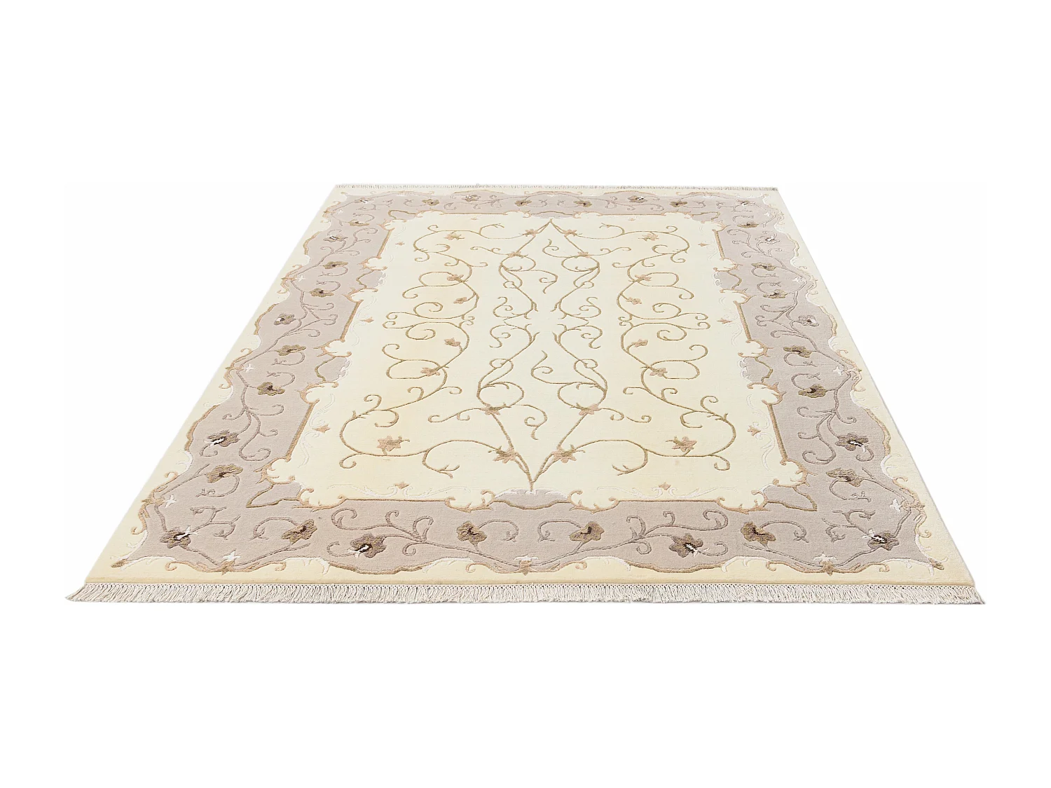 Tappeto in lana 173x239 beige Darya
