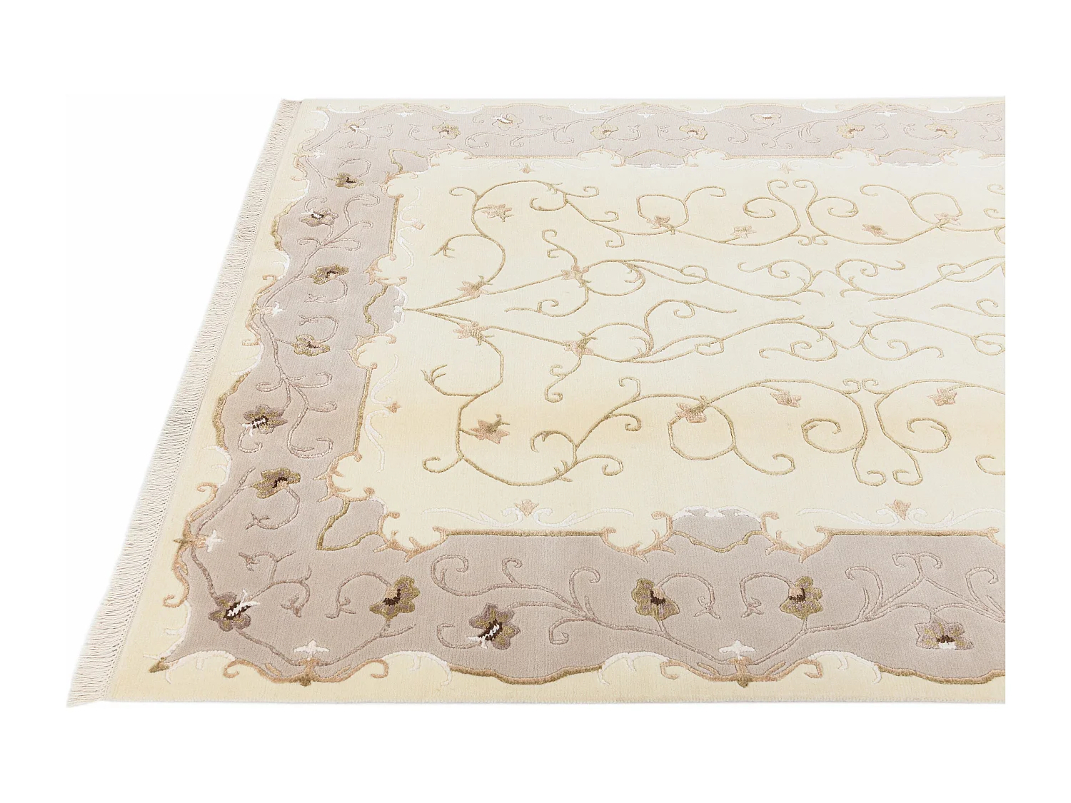 Tappeto in lana 173x239 beige Darya
