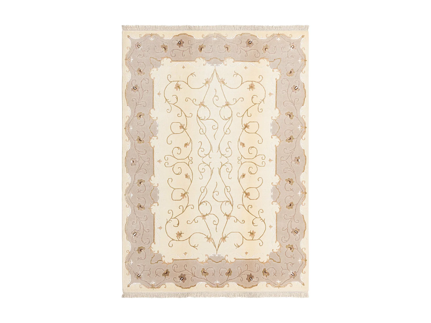 Tappeto in lana 173x239 beige Darya
