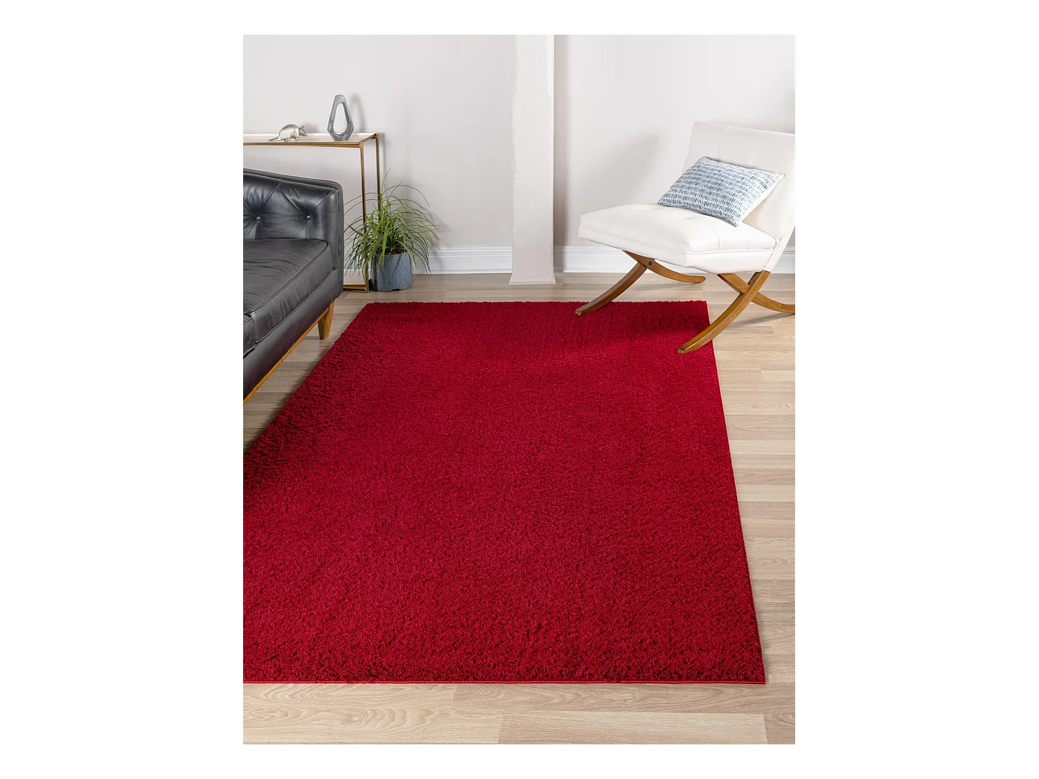 Hochflorteppich 275x365 Rot Luzern