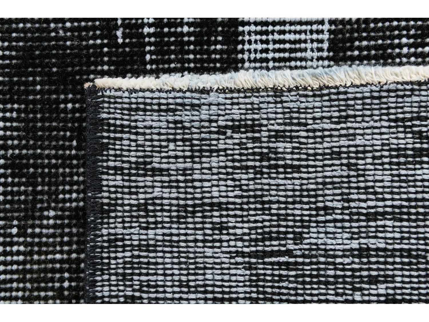 Tapis de laine 157x257 noir Ultra Vintage