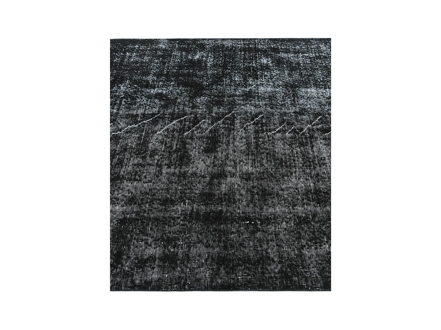 Wollteppich 157x257 Schwarz Ultra Vintage