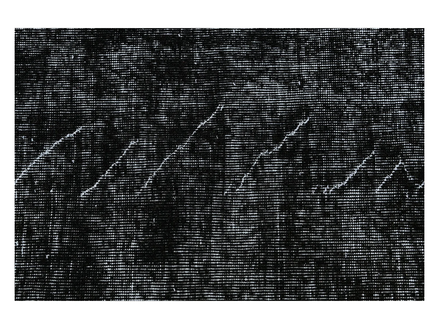 Wollteppich 157x257 Schwarz Ultra Vintage