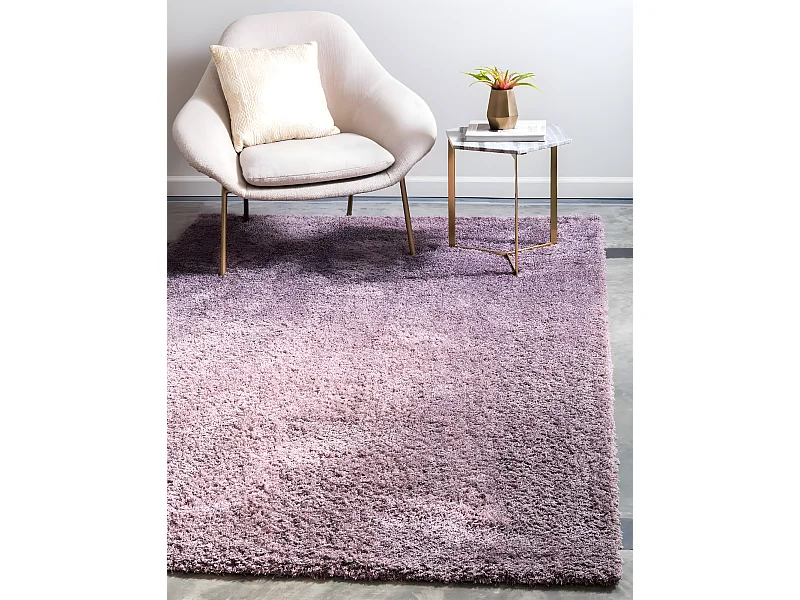 Tapis shaggy 125x185 Violet Luzern
