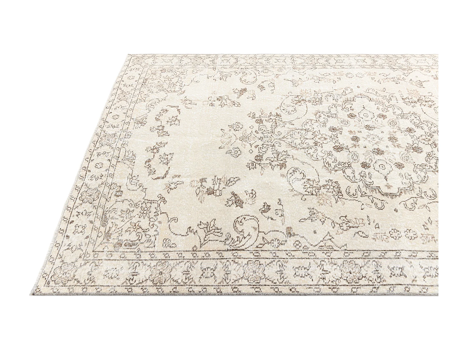 Tapis de laine 152x264 beige Ultra Vintage