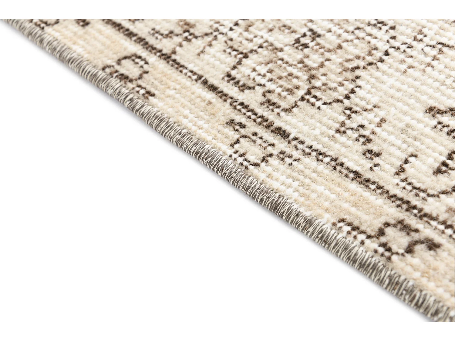 Tapis de laine 152x264 beige Ultra Vintage