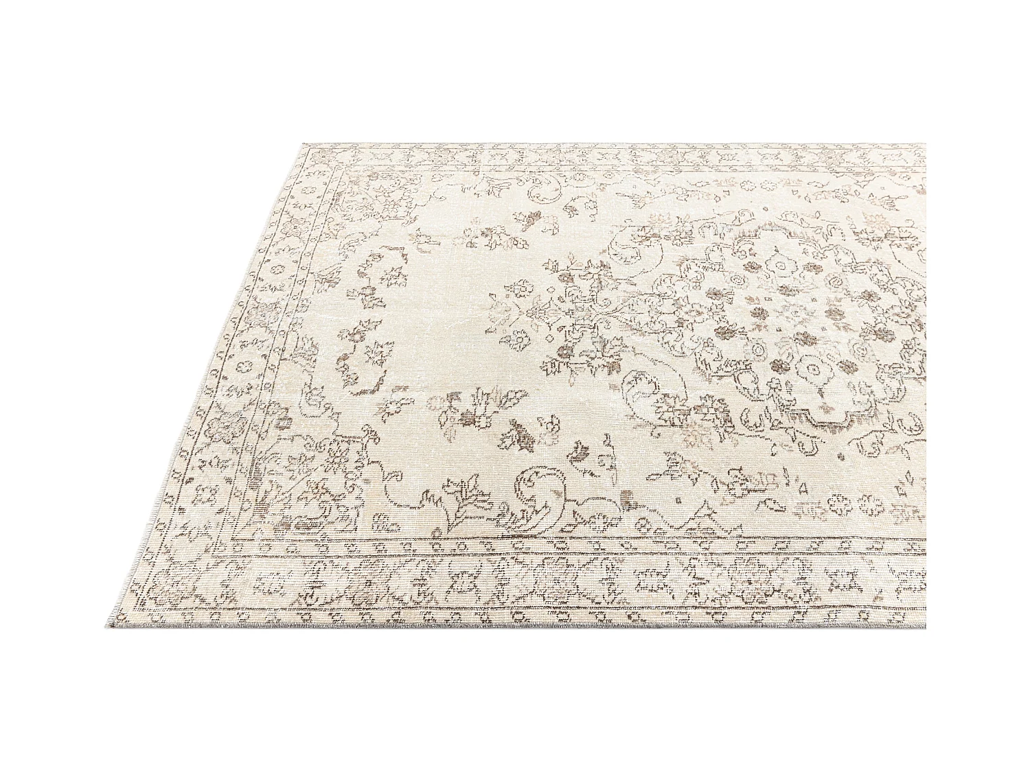 Tapis de laine 152x264 beige Ultra Vintage