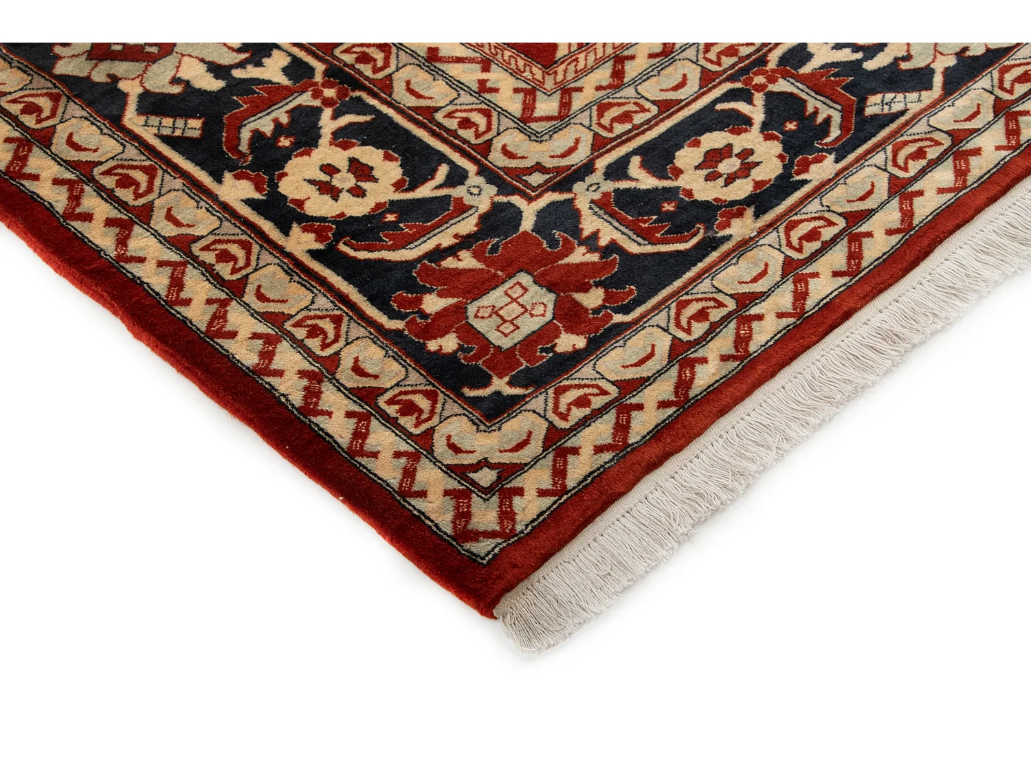 Tapis de laine 257x302 rouge Tabriz