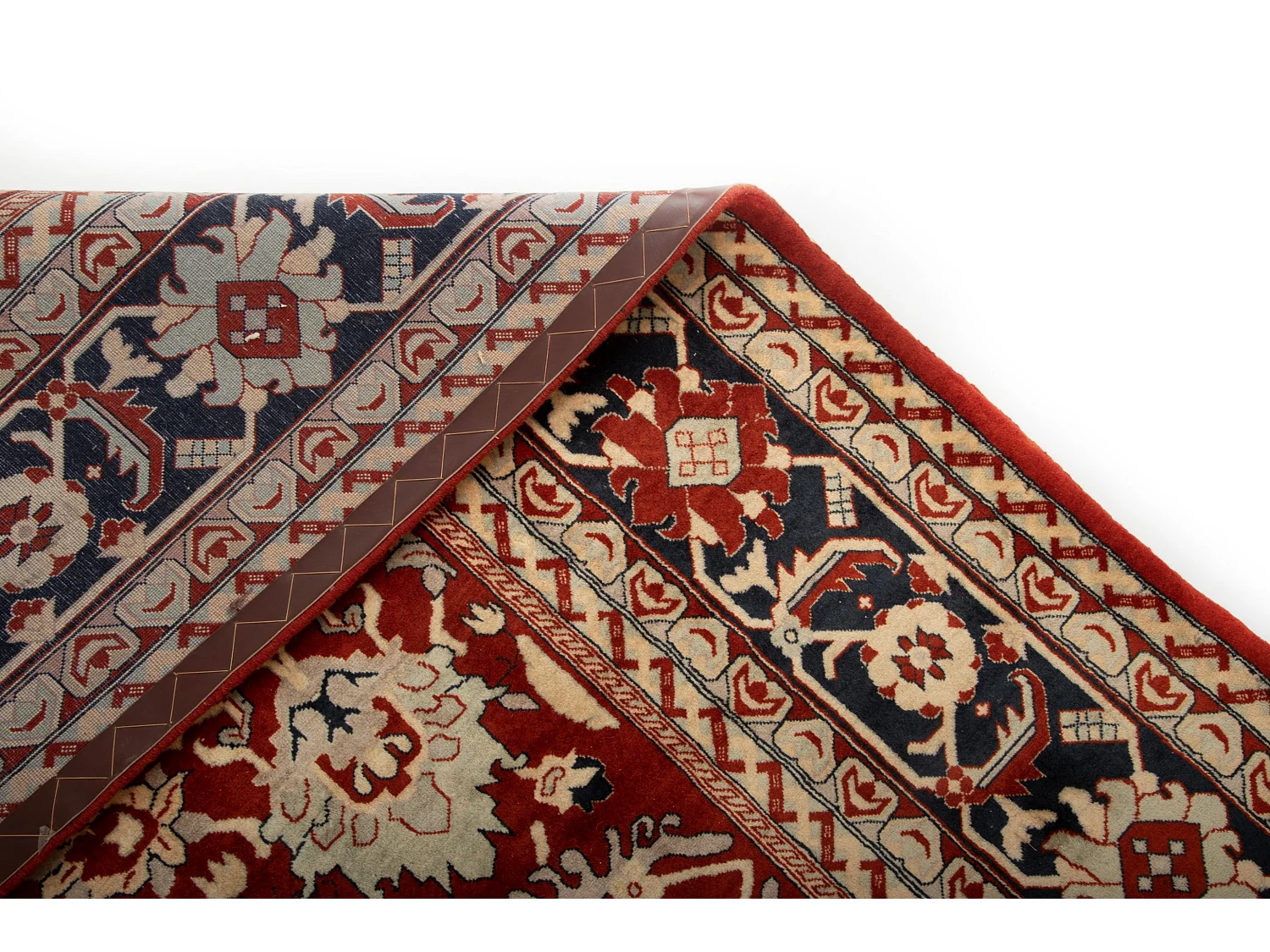 Tapis de laine 257x302 rouge Tabriz