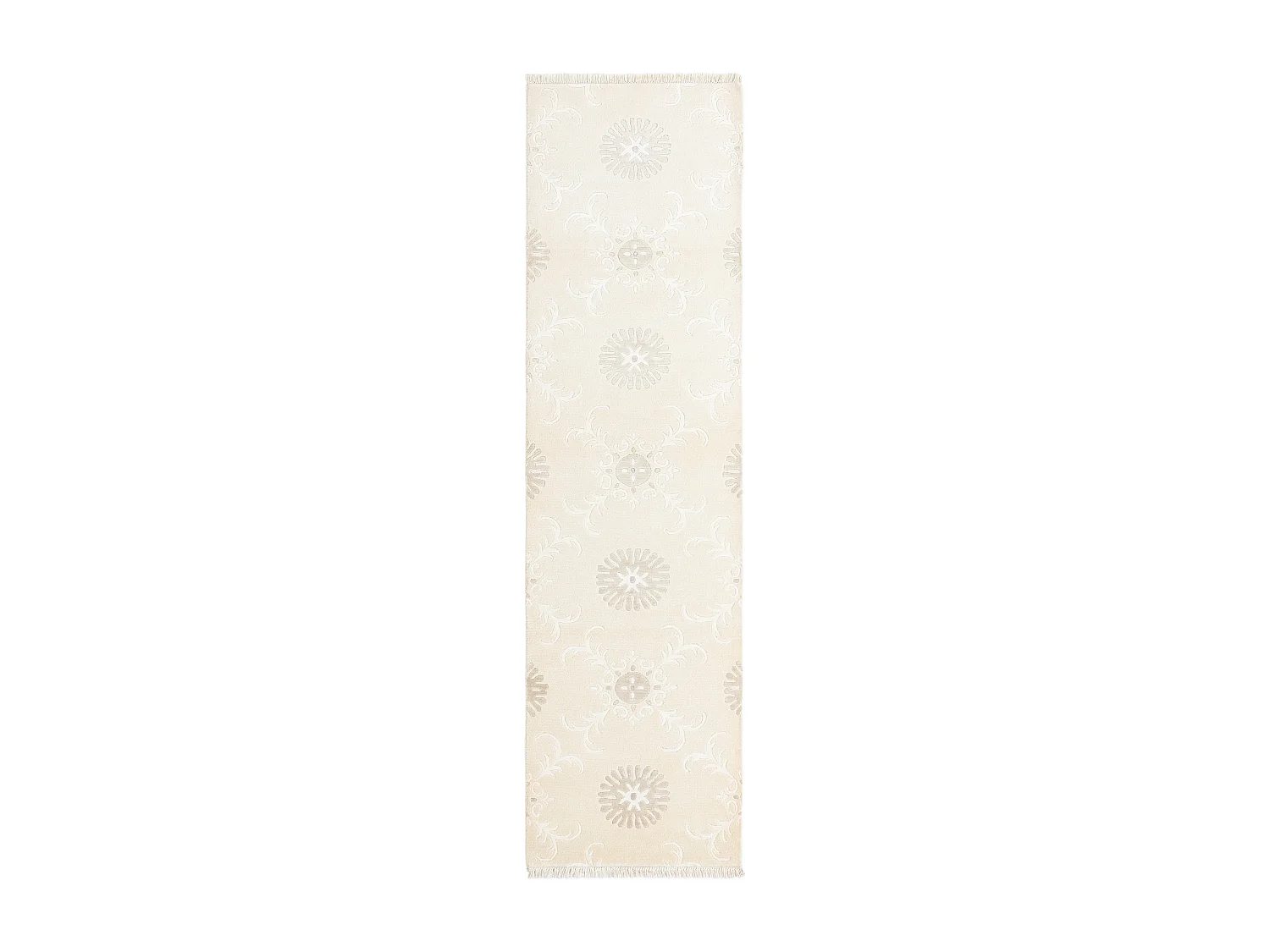 Tapis de couloir en laine 79x297 beige Darya