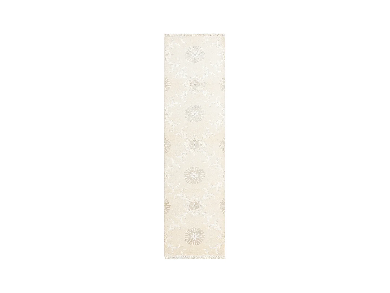 Tappeto per corridoio in lana 79x297 beige Darya