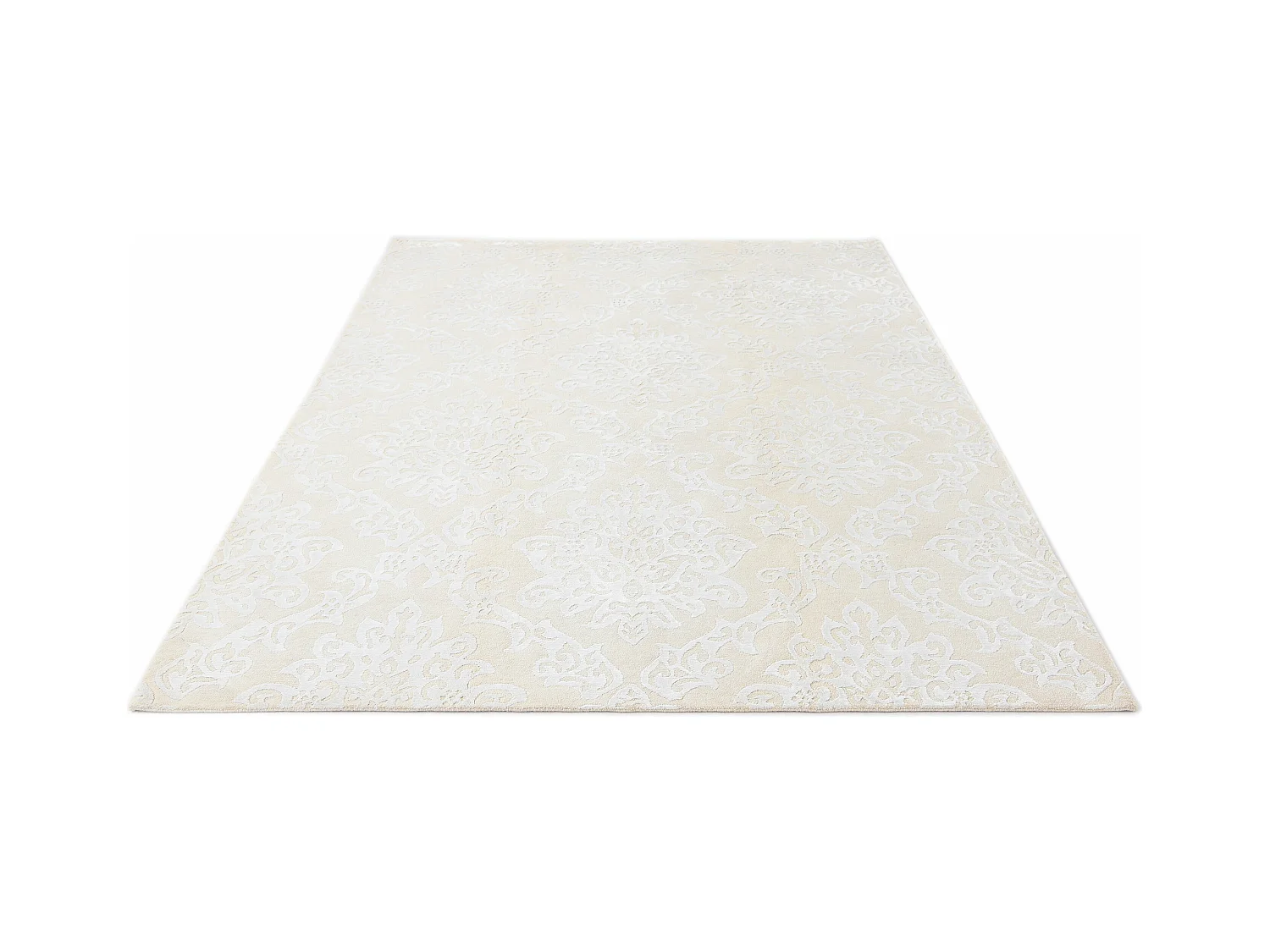Tapis de laine 175x241 beige Darya