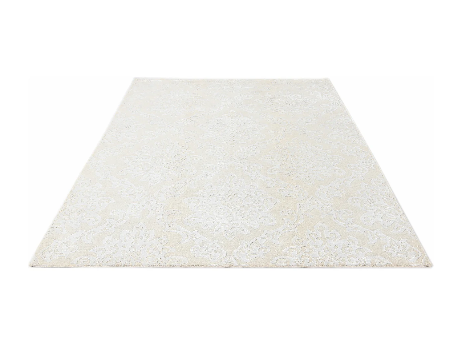 Tapis de laine 175x241 beige Darya