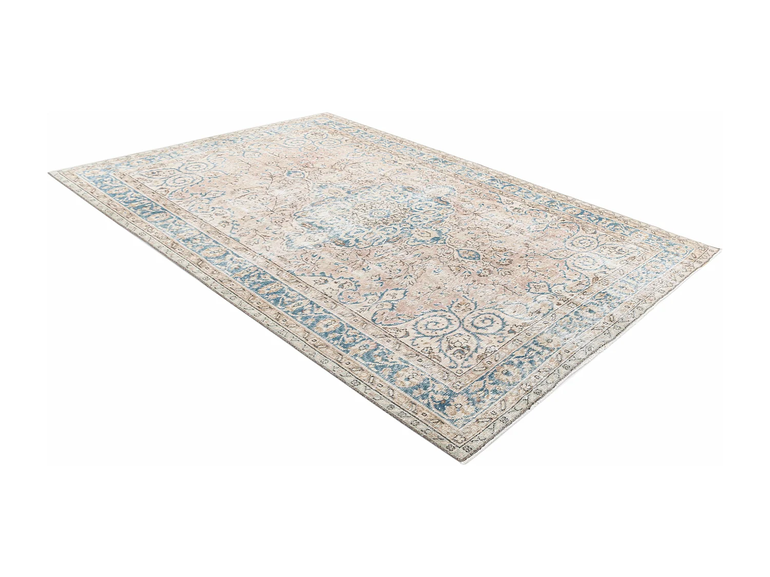 Tapis de laine 165x269 rose Ultra Vintage