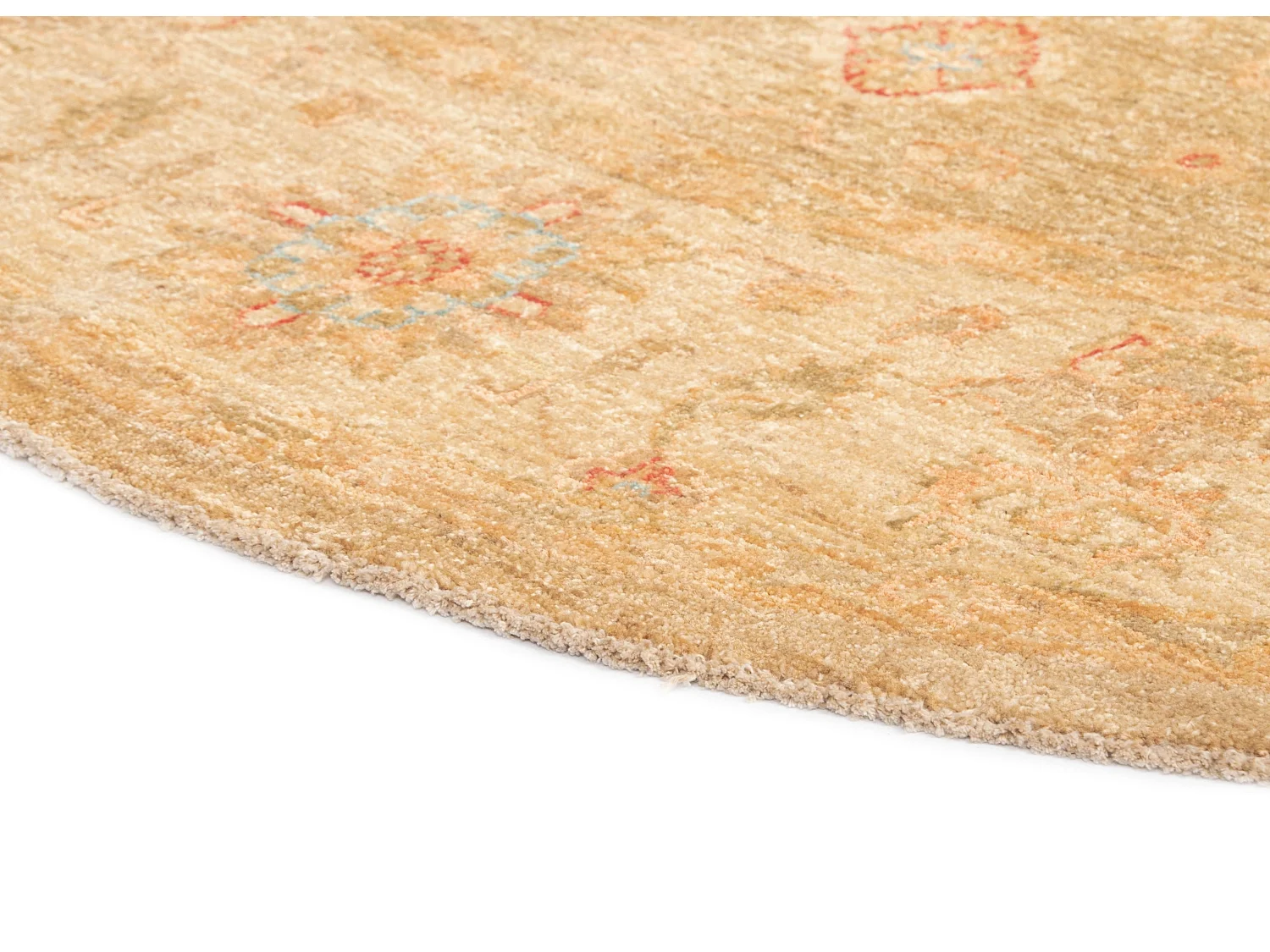 Wollteppich 199x200 Beige Kaizar