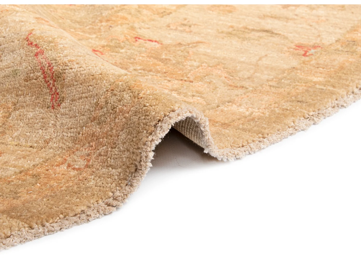 Wollteppich 199x200 Beige Kaizar