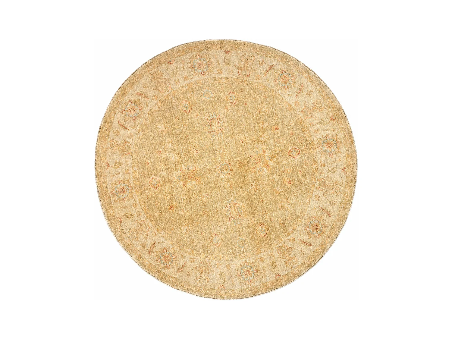 Wollteppich 199x200 Beige Kaizar