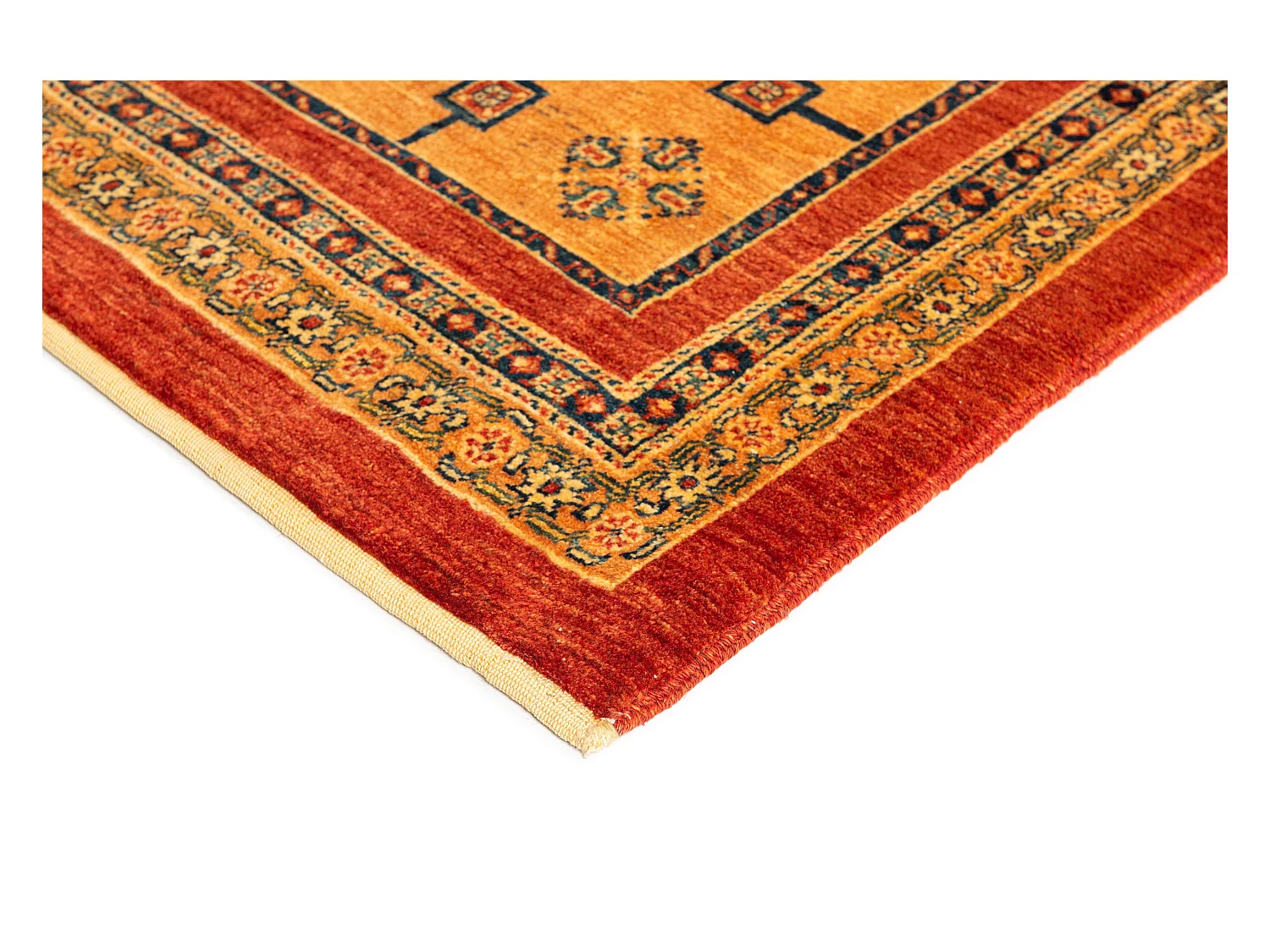 Tapis de laine 159x228 rouge Kashkuli