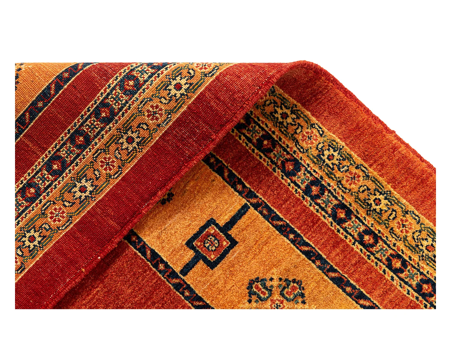 Tapis de laine 159x228 rouge Kashkuli
