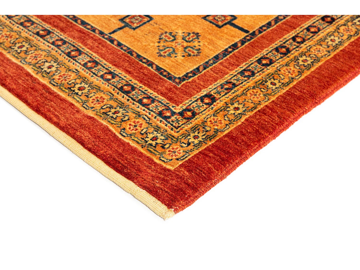 Tapis de laine 159x228 rouge Kashkuli