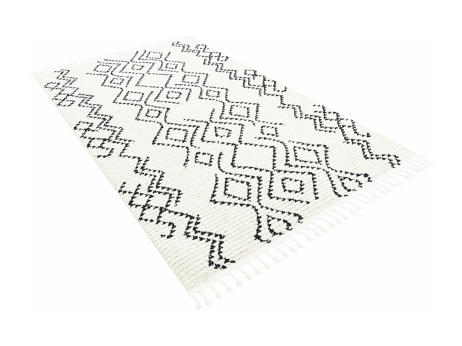 Tapis shaggy 160x245 beige Frauenfeld Classic