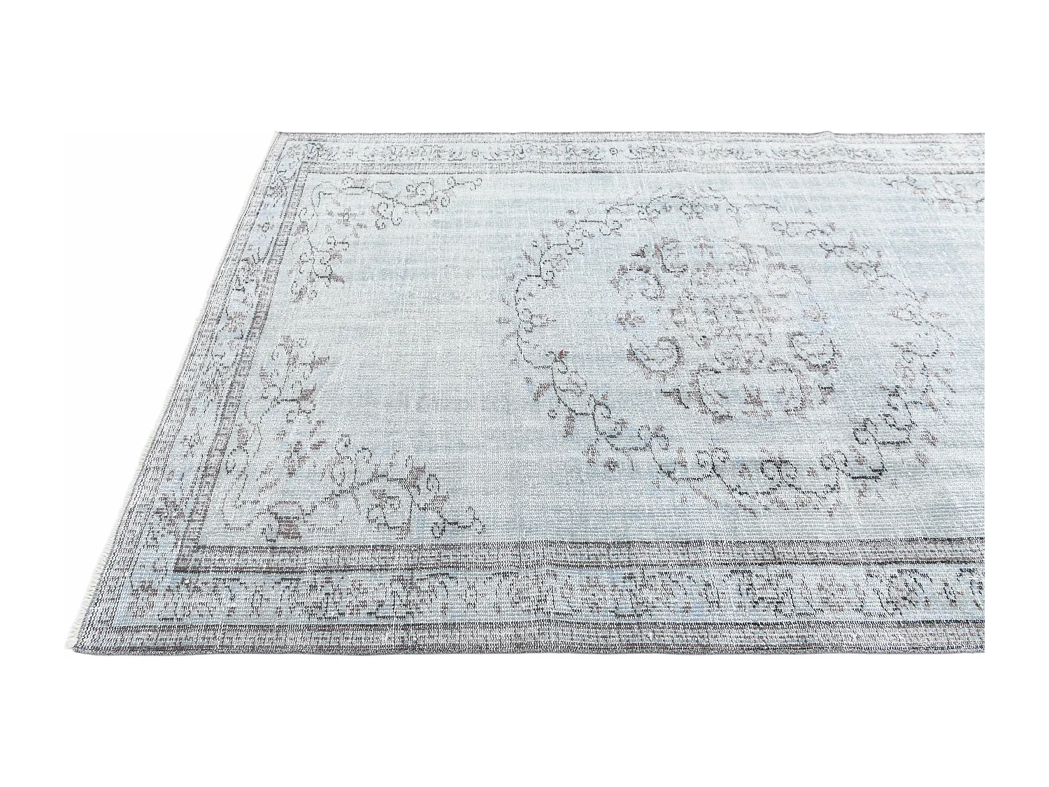 Tapis de laine 163x257 Bleu Ultra Vintage