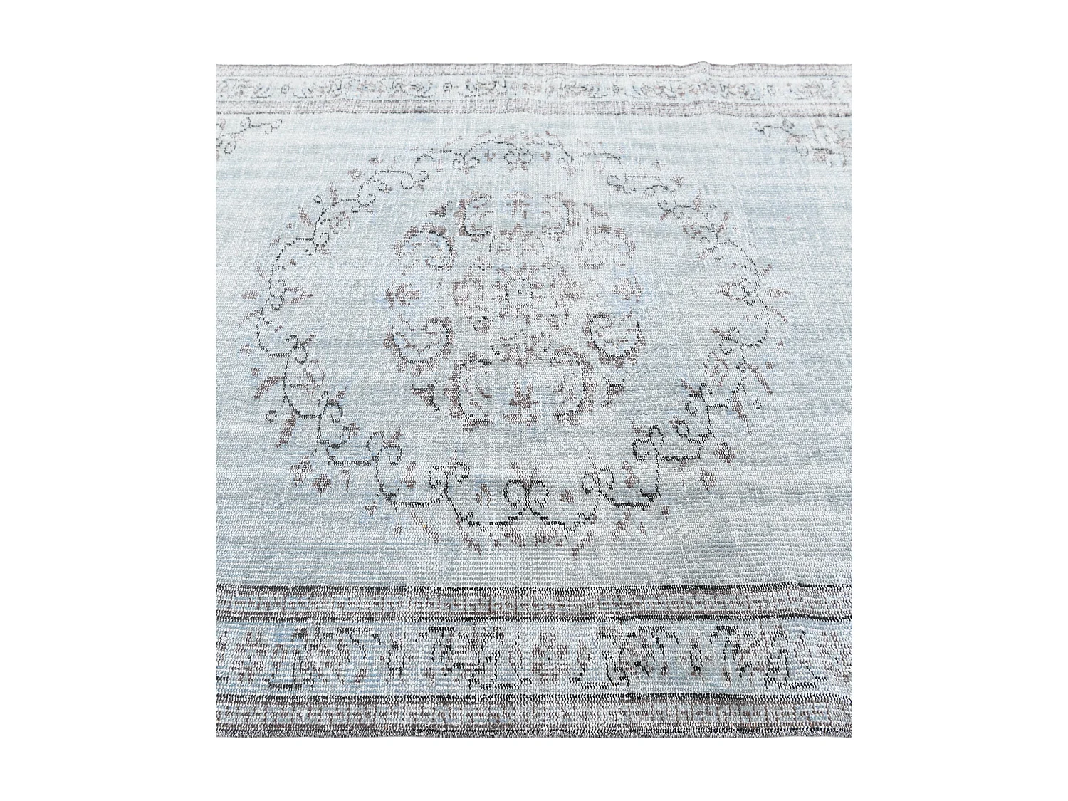 Tapis de laine 163x257 Bleu Ultra Vintage
