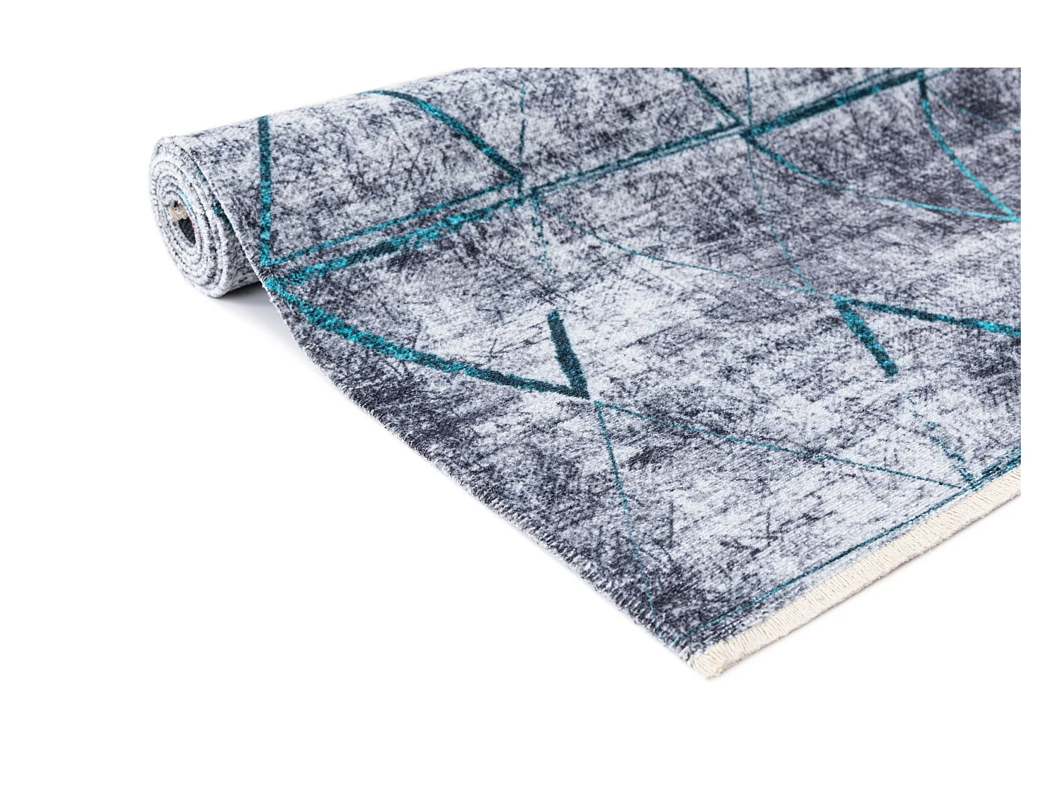 Tapis de couloir en laine 80x448 beige Kaizar