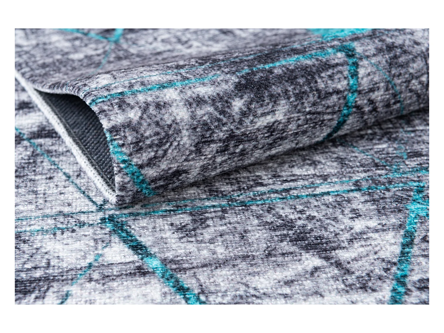 Tapis de couloir en laine 80x448 beige Kaizar