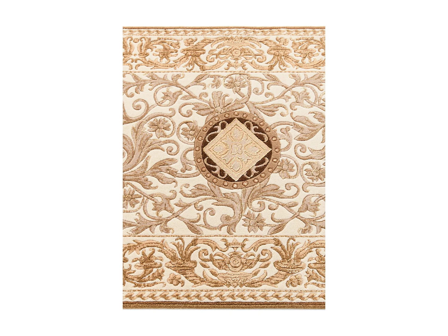 Tappeto per corridoio in lana 79x399 beige Darya