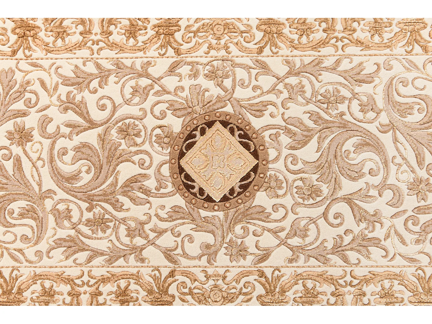 Tappeto per corridoio in lana 79x399 beige Darya