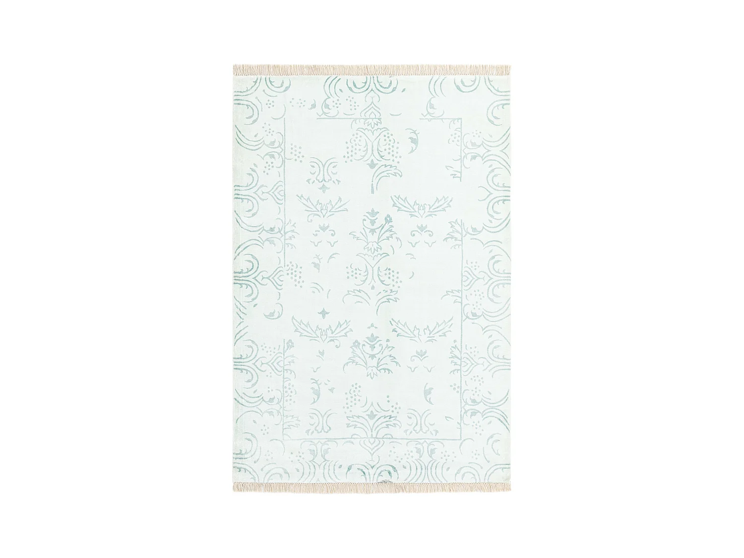Tapis de laine 122x180 Bleu Darya