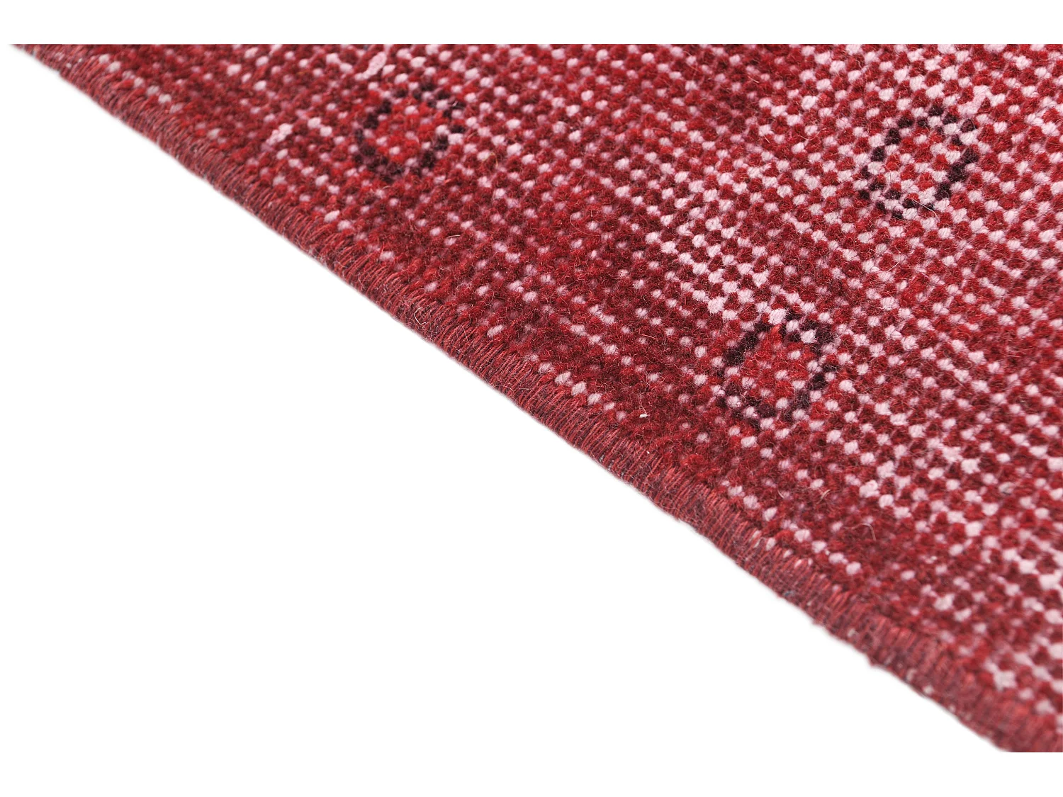 Tapis de laine 206x323 rouge Ultra Vintage