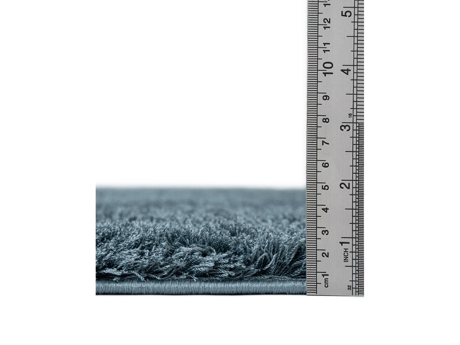 Tapis shaggy 240x240 Bleu Luzern