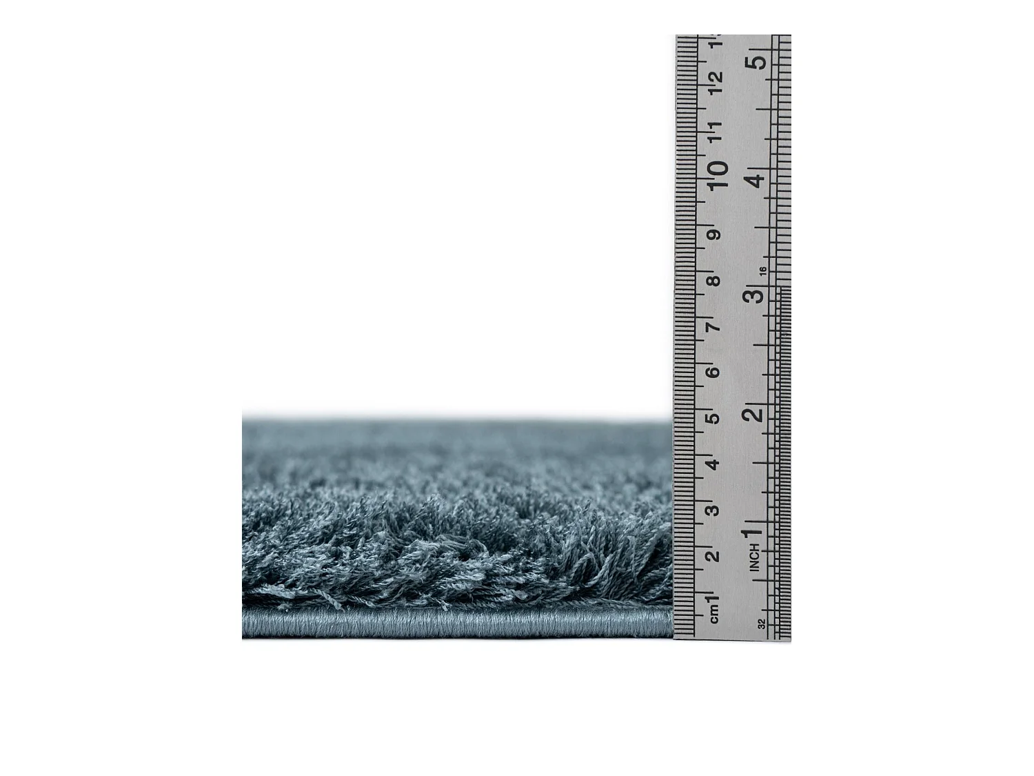 Tapis shaggy 240x240 Bleu Luzern