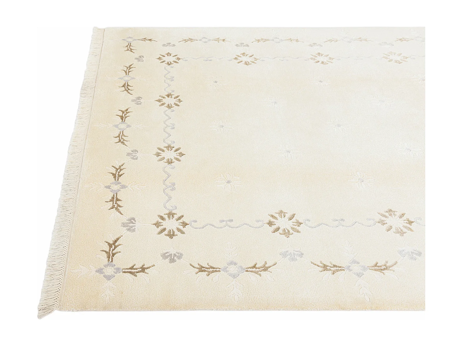 Tapis de laine 170x244 beige Darya
