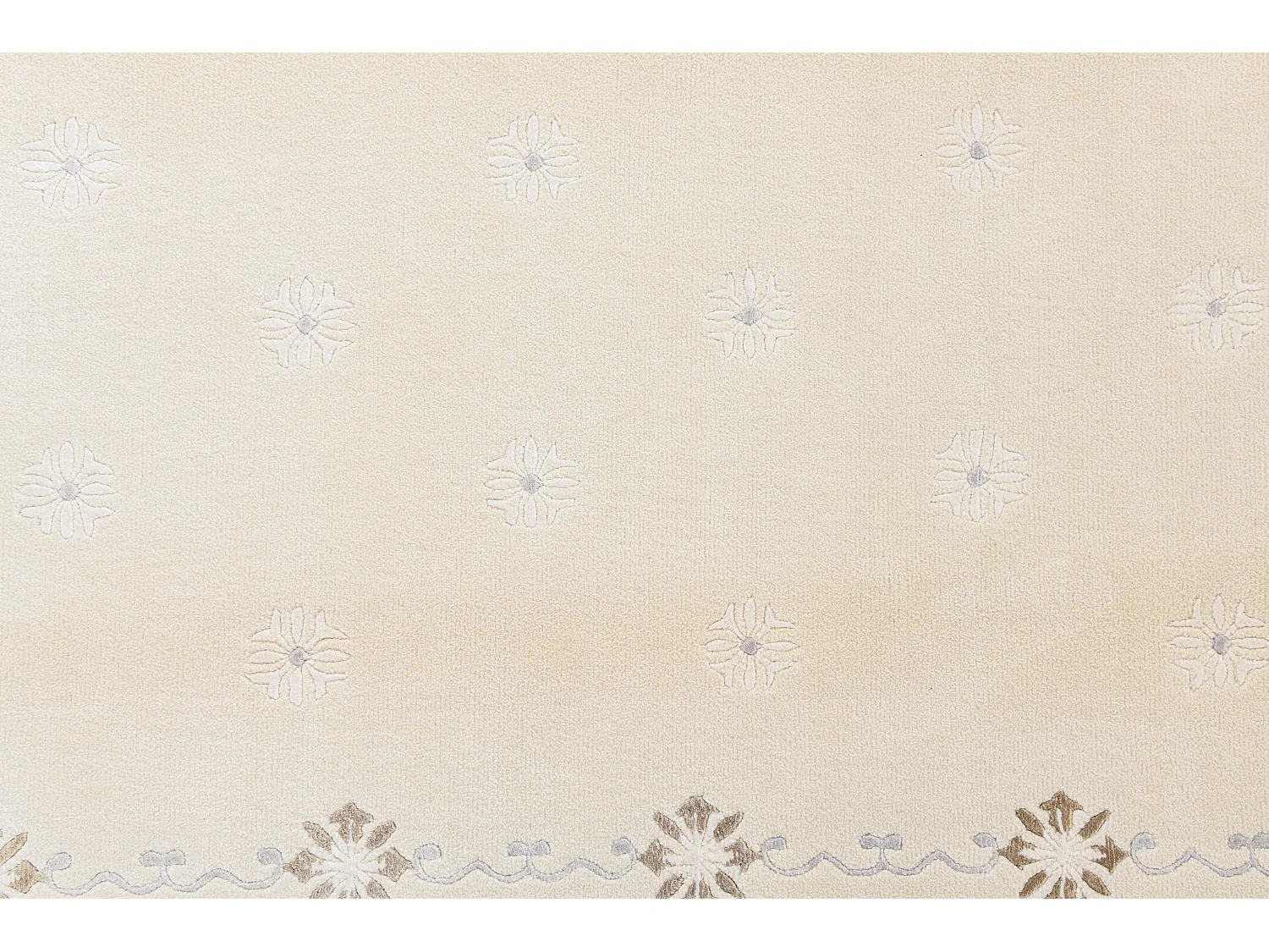 Tapis de laine 170x244 beige Darya