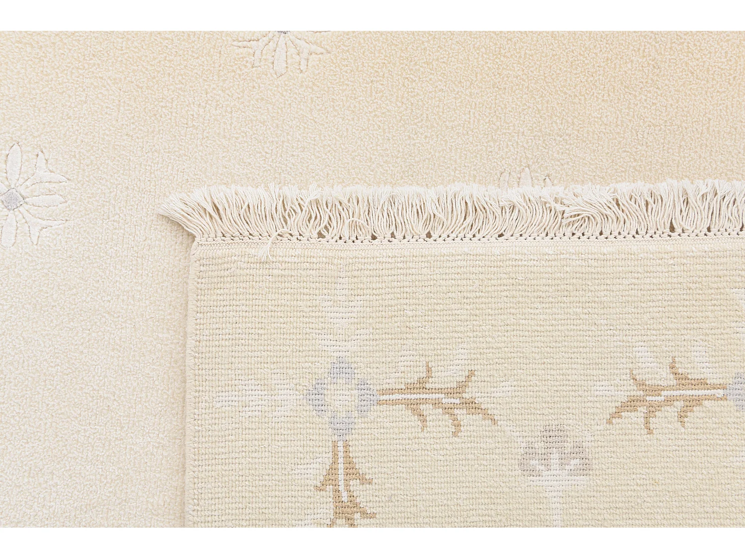 Tapis de laine 170x244 beige Darya