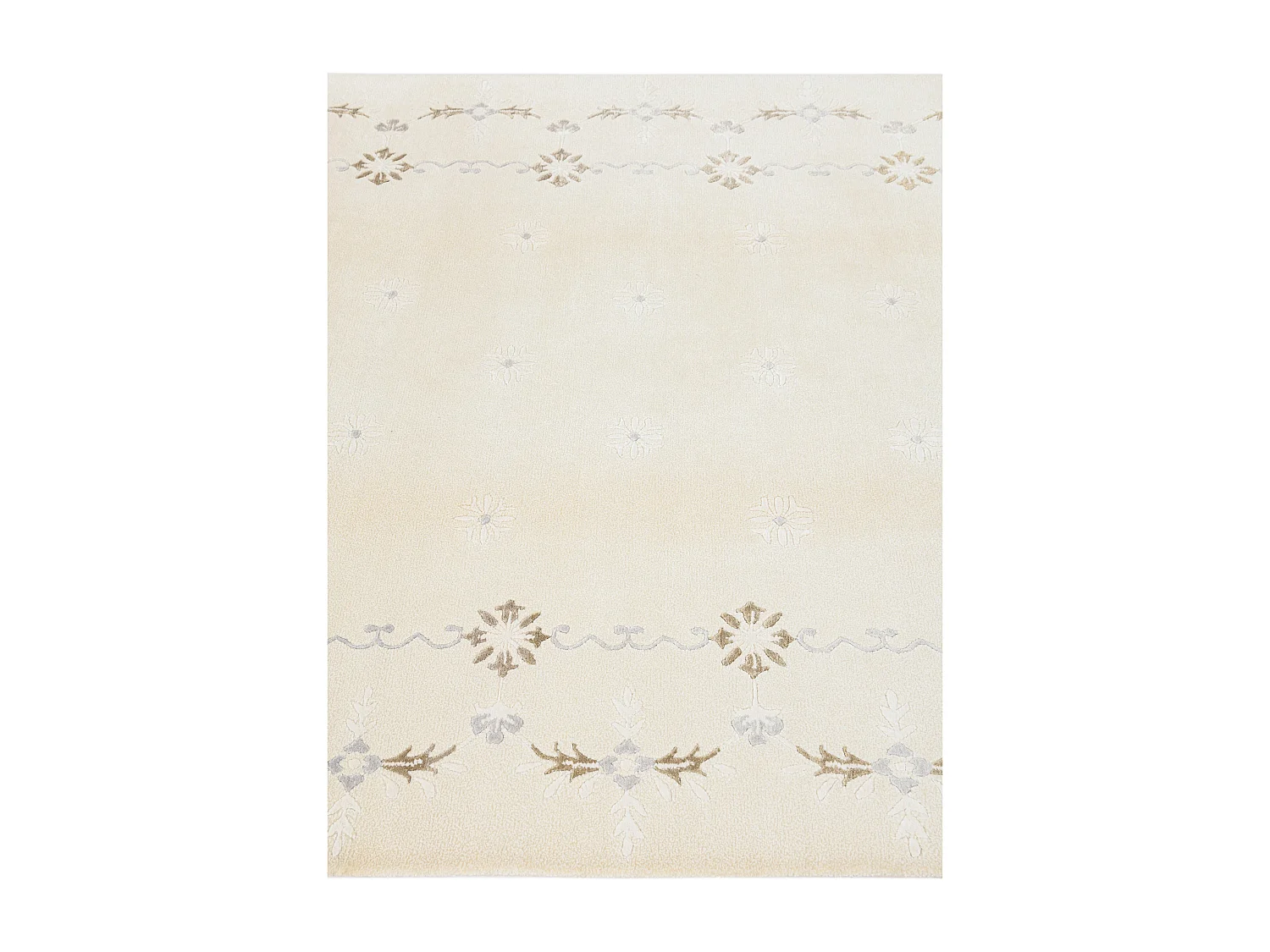 Tapis de laine 170x244 beige Darya