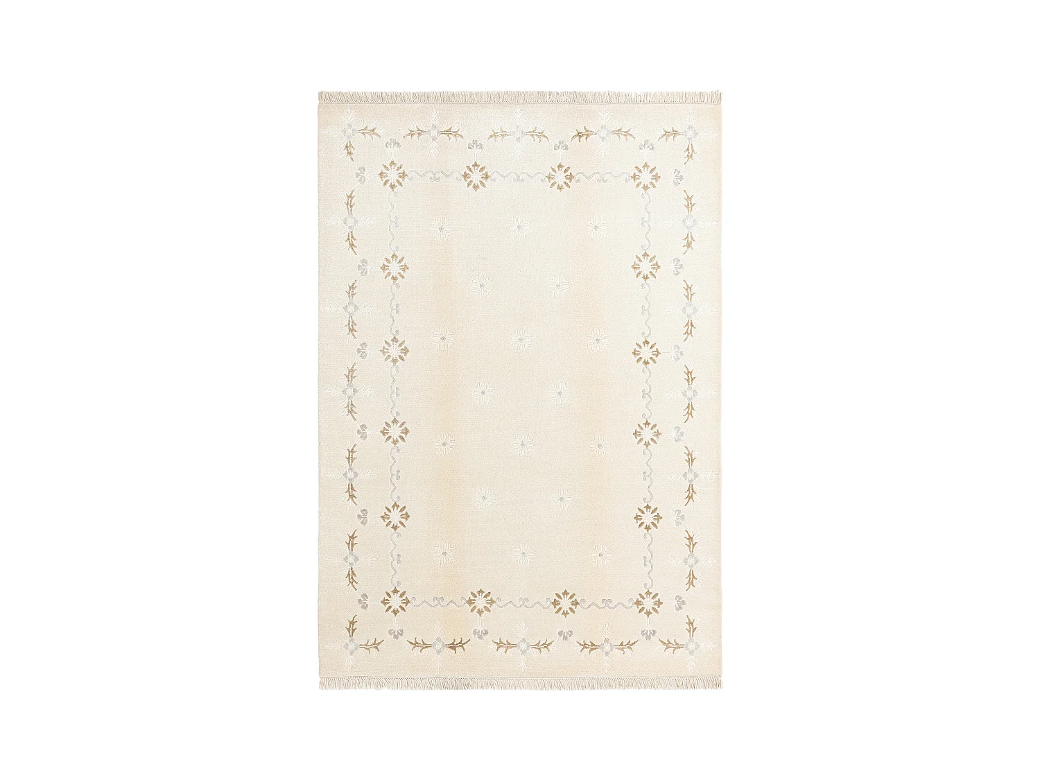 Wollteppich 170x244 Beige Darya