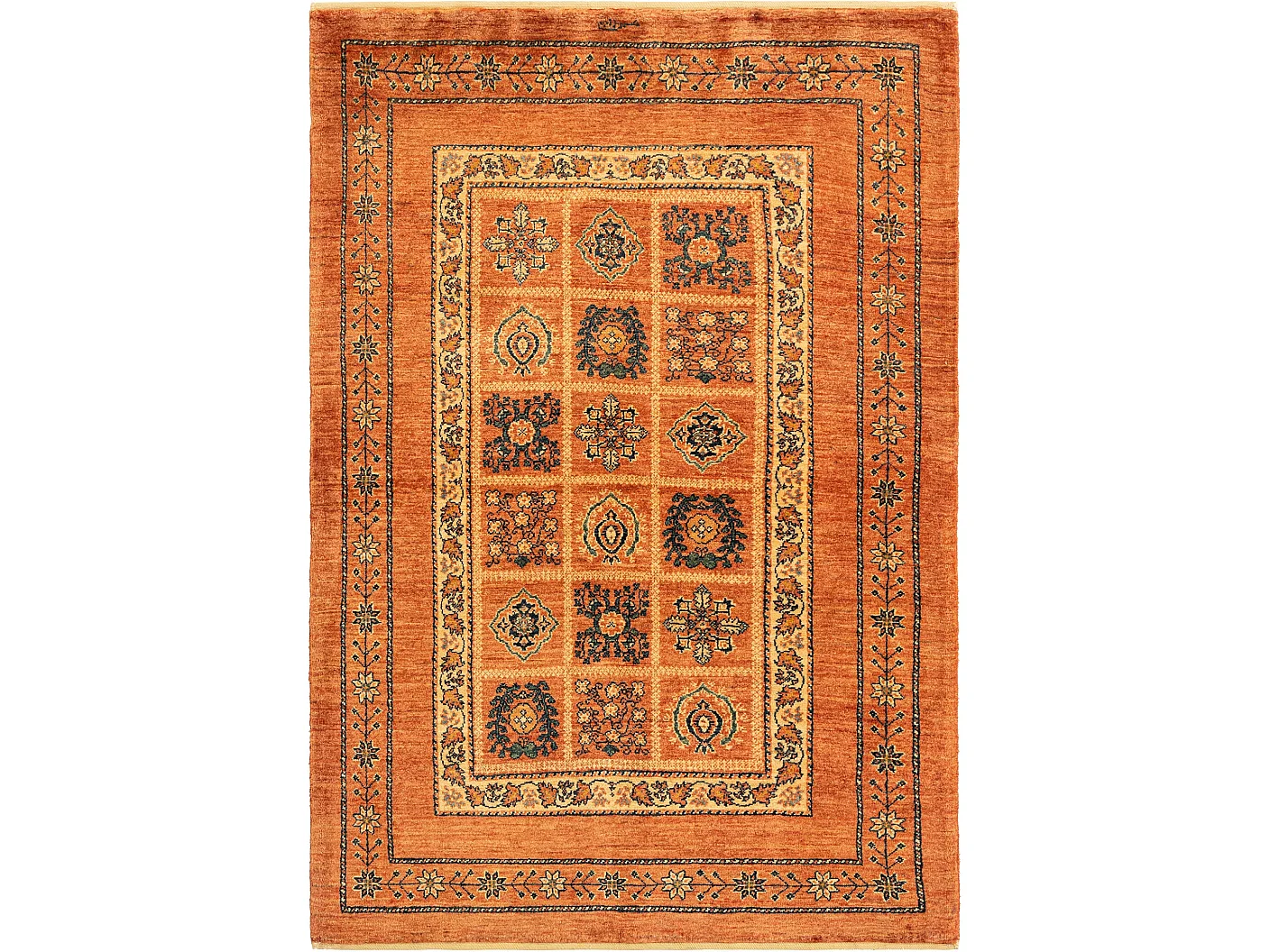 Tapis de laine 109x161 rouge Kashkuli