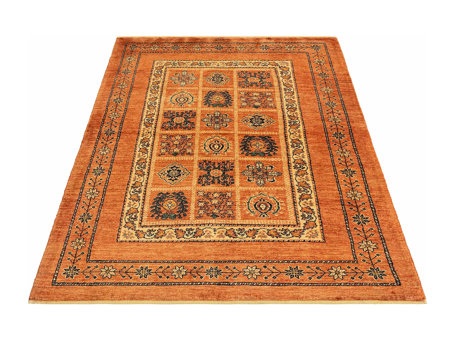 Tapis de laine 109x161 rouge Kashkuli