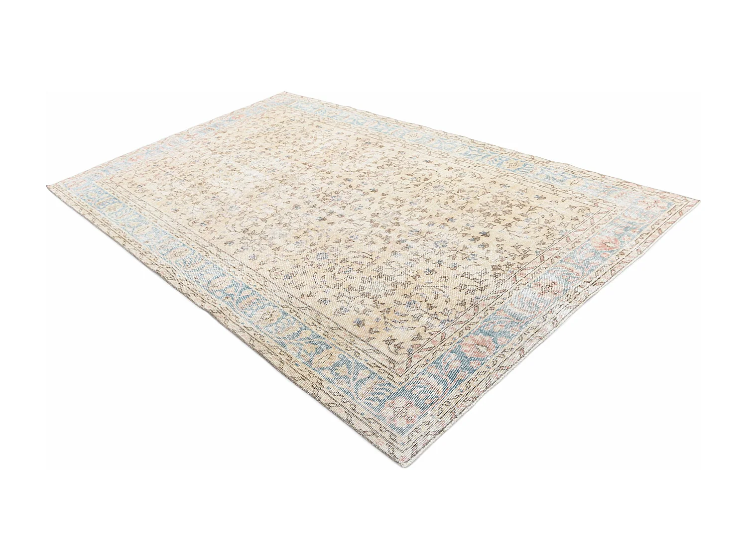 Tapis de laine 168x272 beige Ultra Vintage