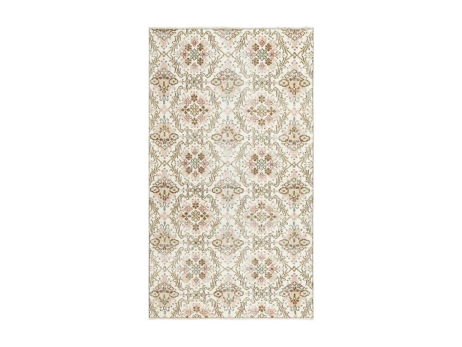 Wollteppich 122x216 Beige Ultra Vintage