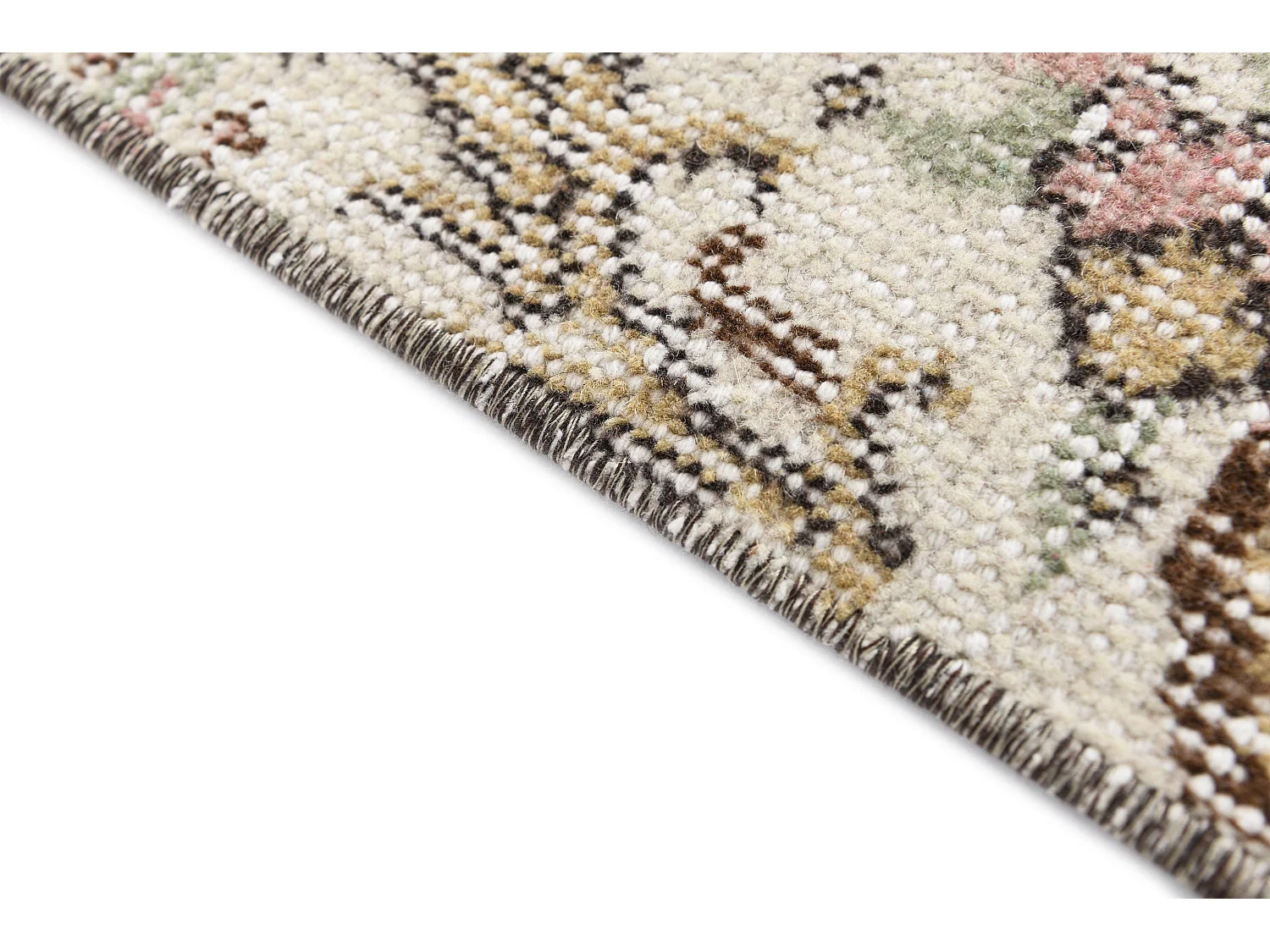 Wollteppich 122x216 Beige Ultra Vintage