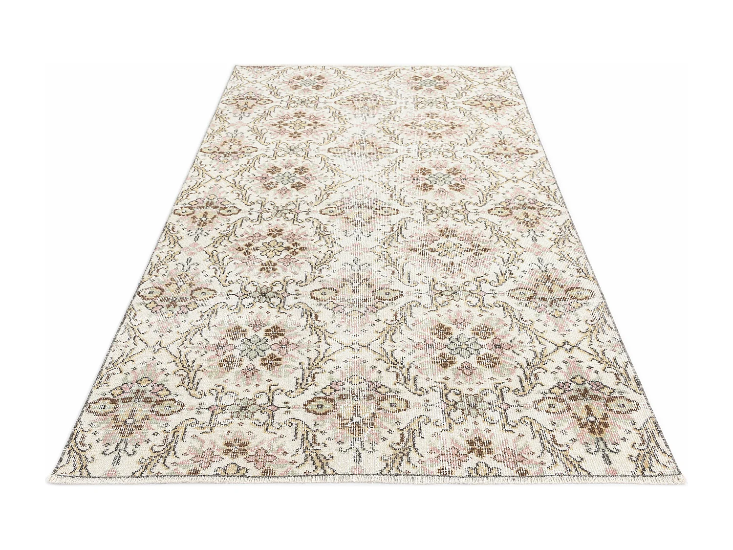 Tapis de laine 122x216 beige Ultra Vintage